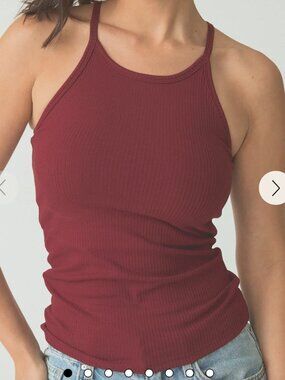 High Neck Ribbed Brami